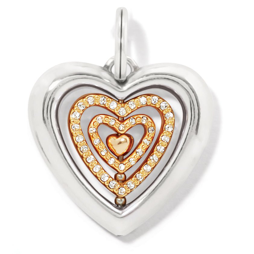 Brighton Heartbeat Two - Tone Amulet - Juli's Wearable Art