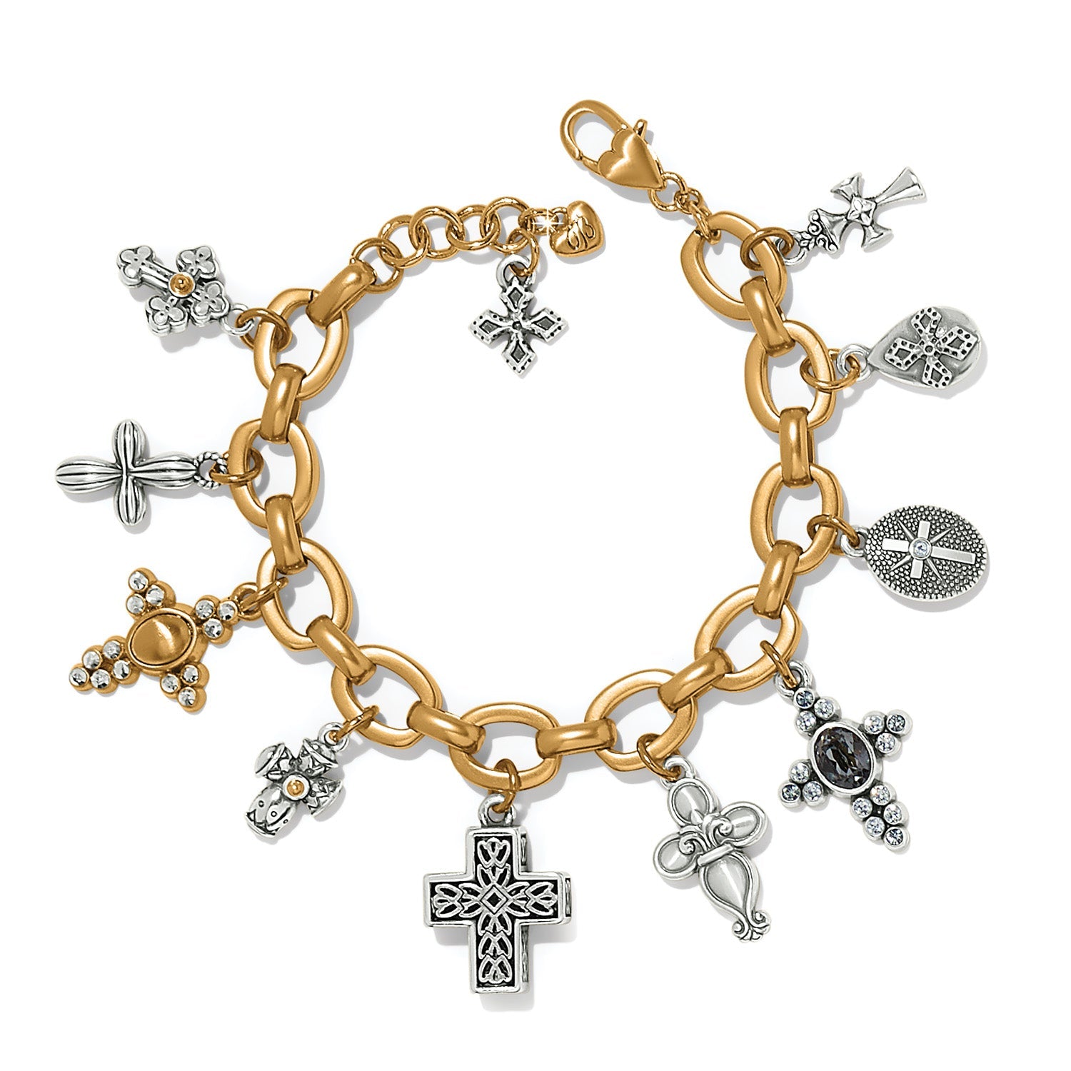 Brighton Heavenly Cross Charm Bracelet - Juli's Wearable Art