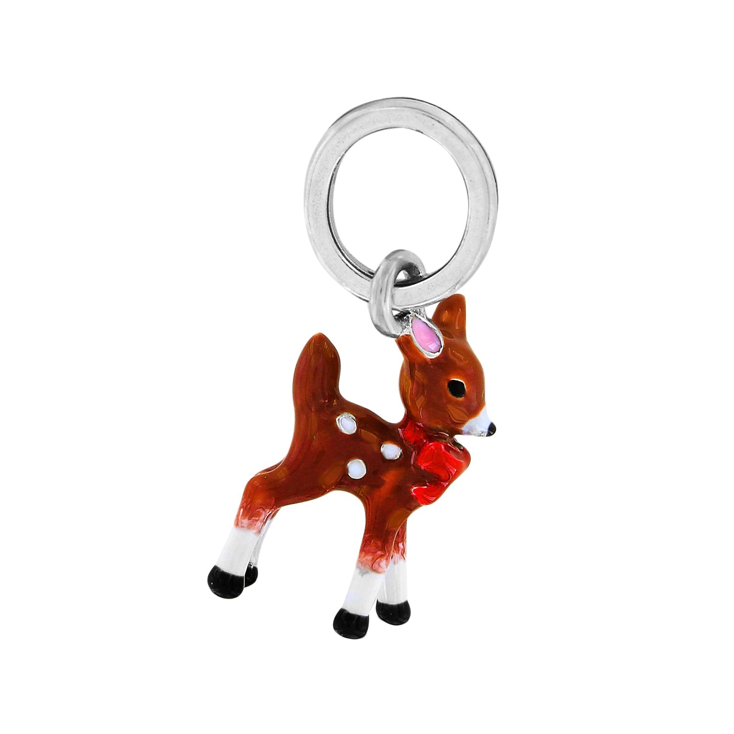 Brighton Holiday Deer Charm - Juli's Wearable Art