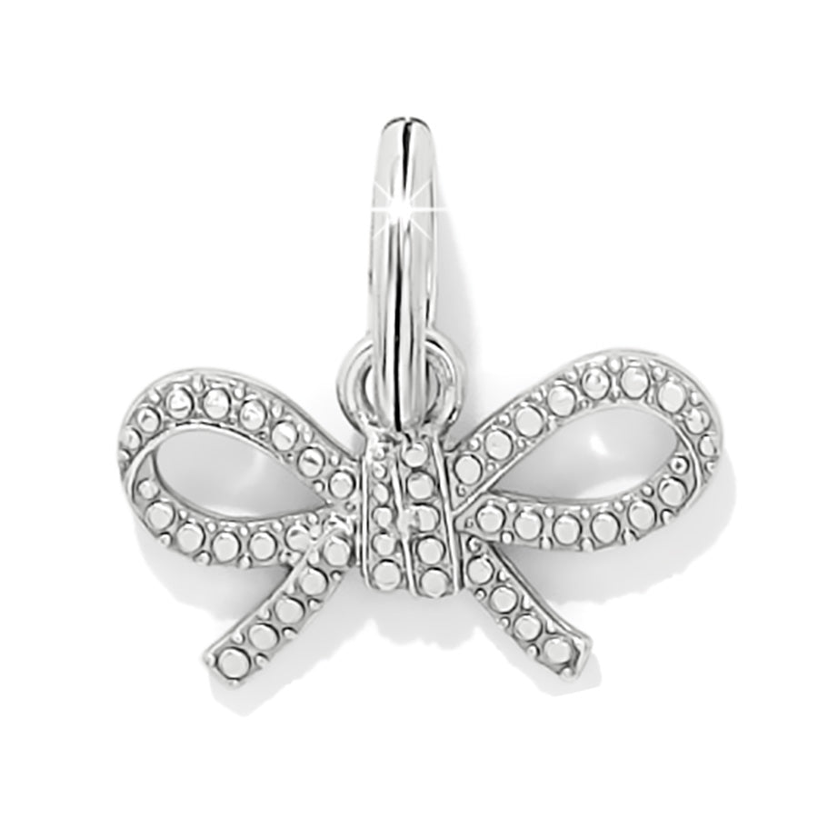 Brighton Illumina Bow Charm - Silver - Juli's Wearable Art