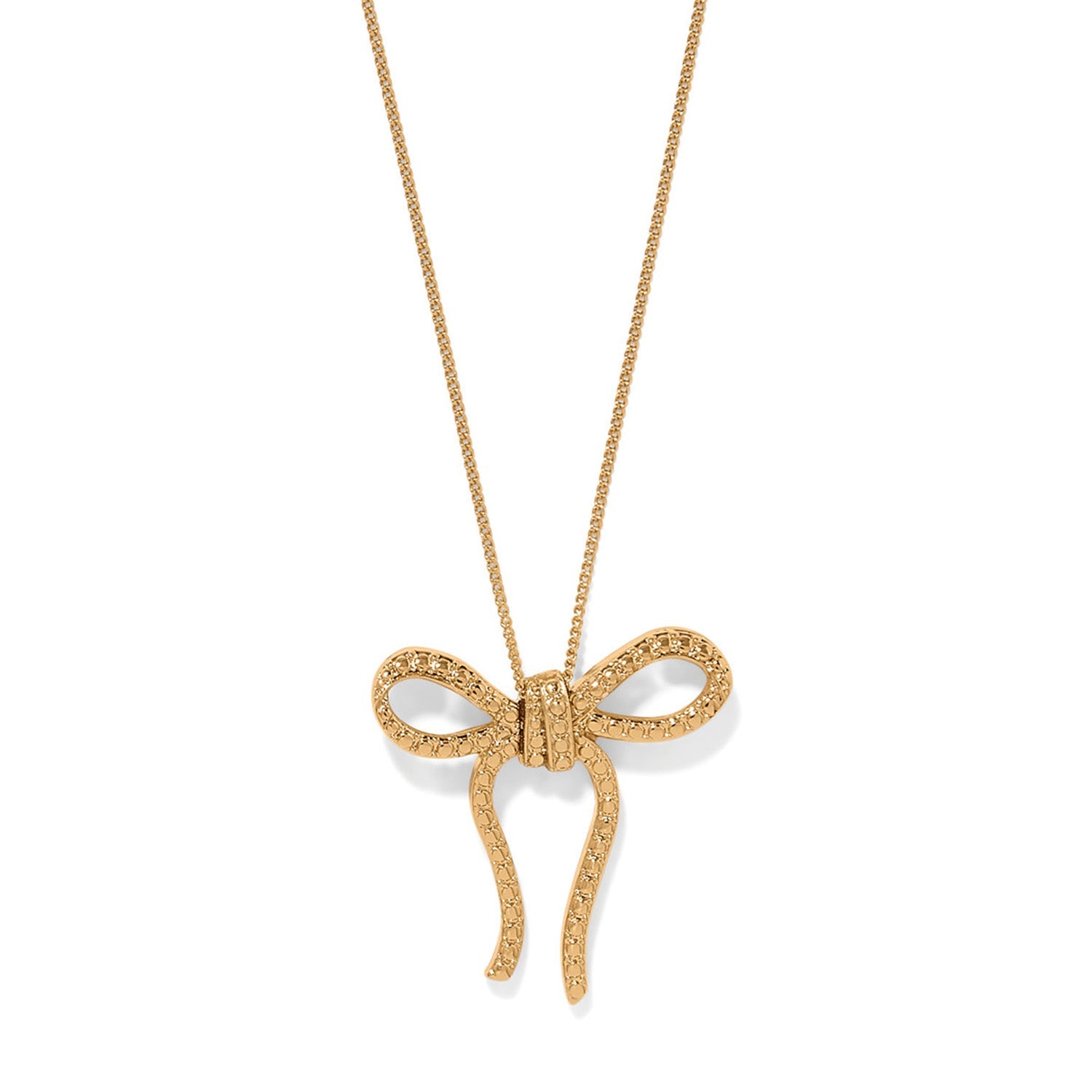 Brighton Illumina Bow Necklace | Gold - Juli's Wearable Art