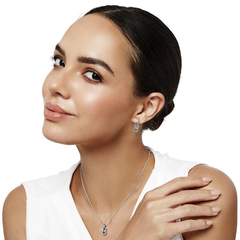 Brighton Illumina Lights Allure Post Earrings – Silver Crystal - Juli's Wearable Art