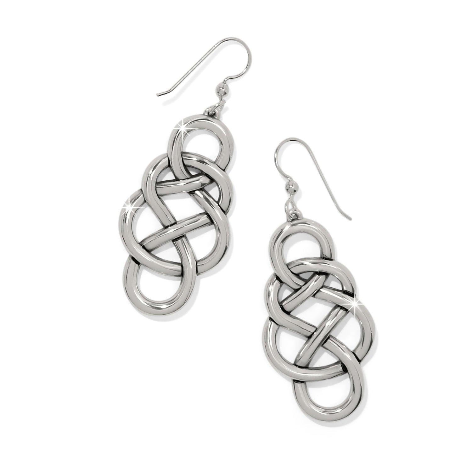 Brighton Interlok Braid Drop French Wire Earrings - Juli's Wearable Art