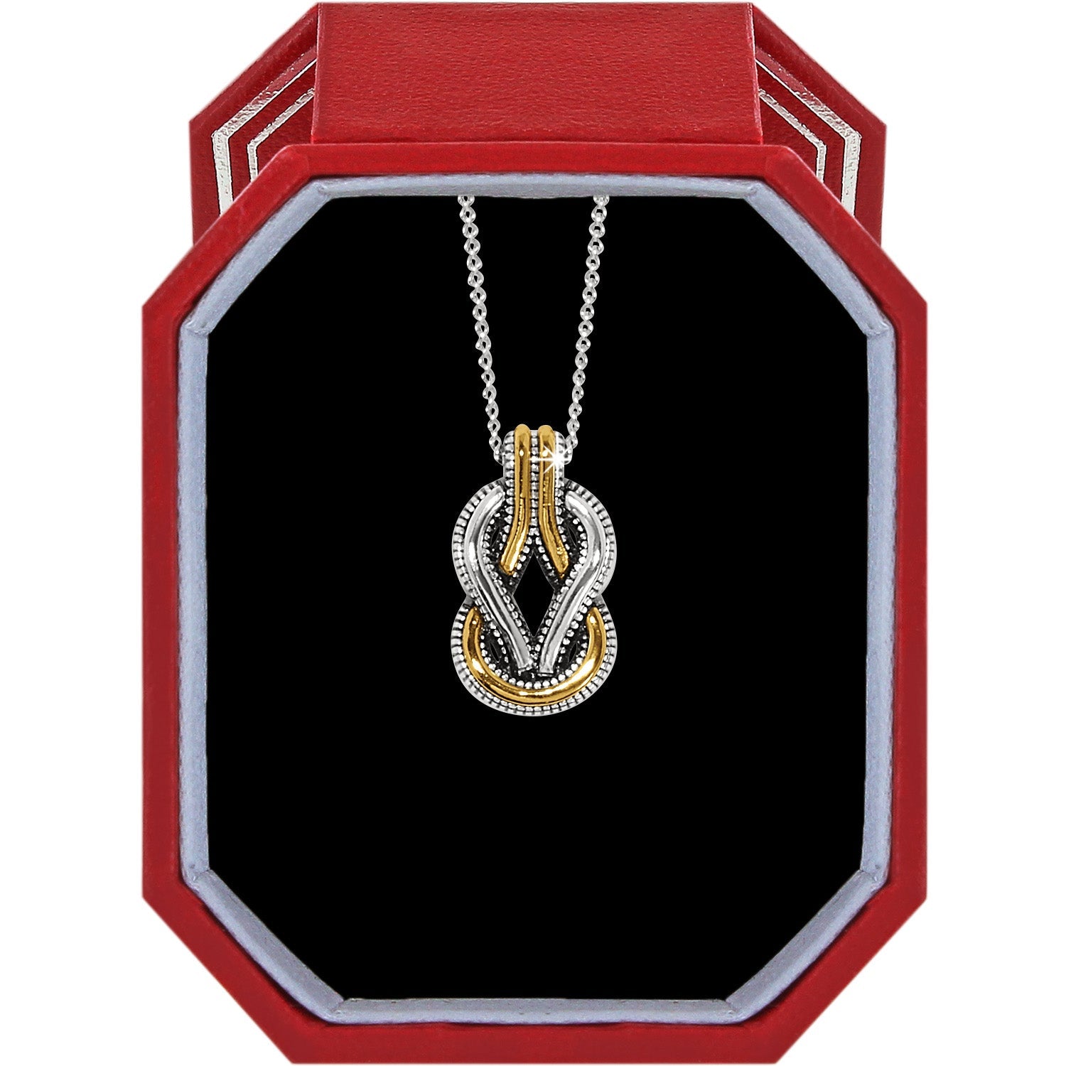 Brighton Interlok Harmony Two Tone Necklace Gift Box - Juli's Wearable Art