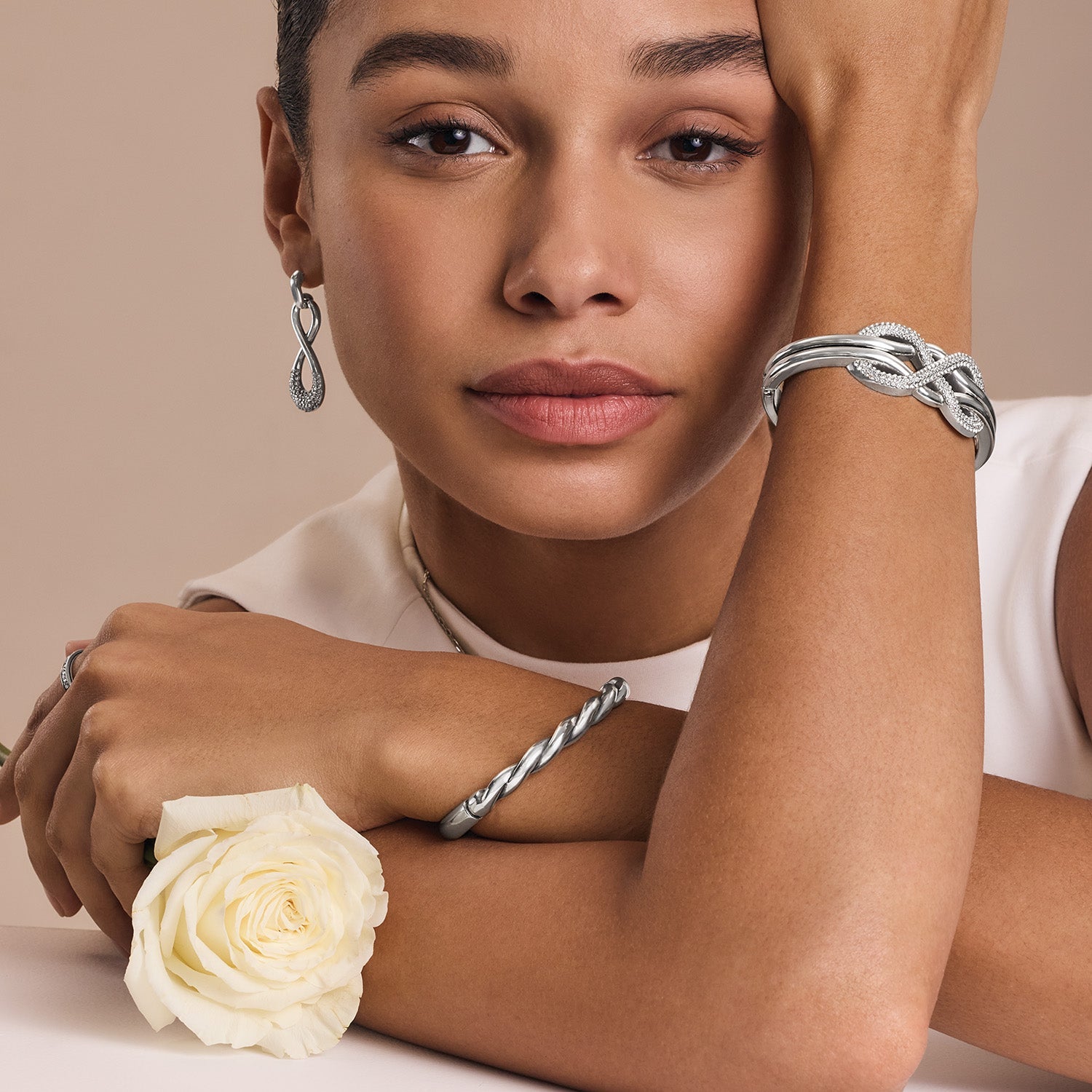 Brighton Interlok Luxe Post Drop Earrings - Juli's Wearable Art