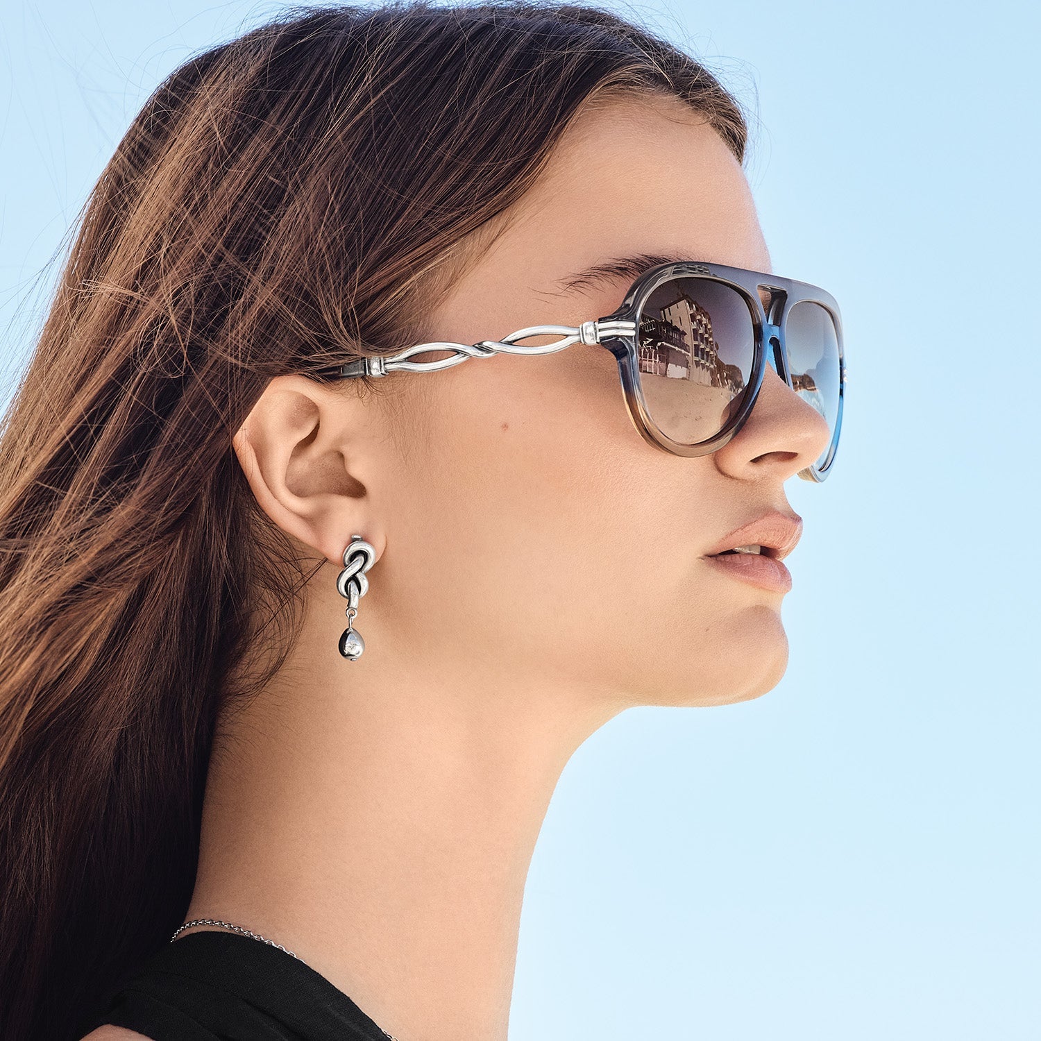 Brighton Interlok Twist Aviator Sunglasses - Juli's Wearable Art