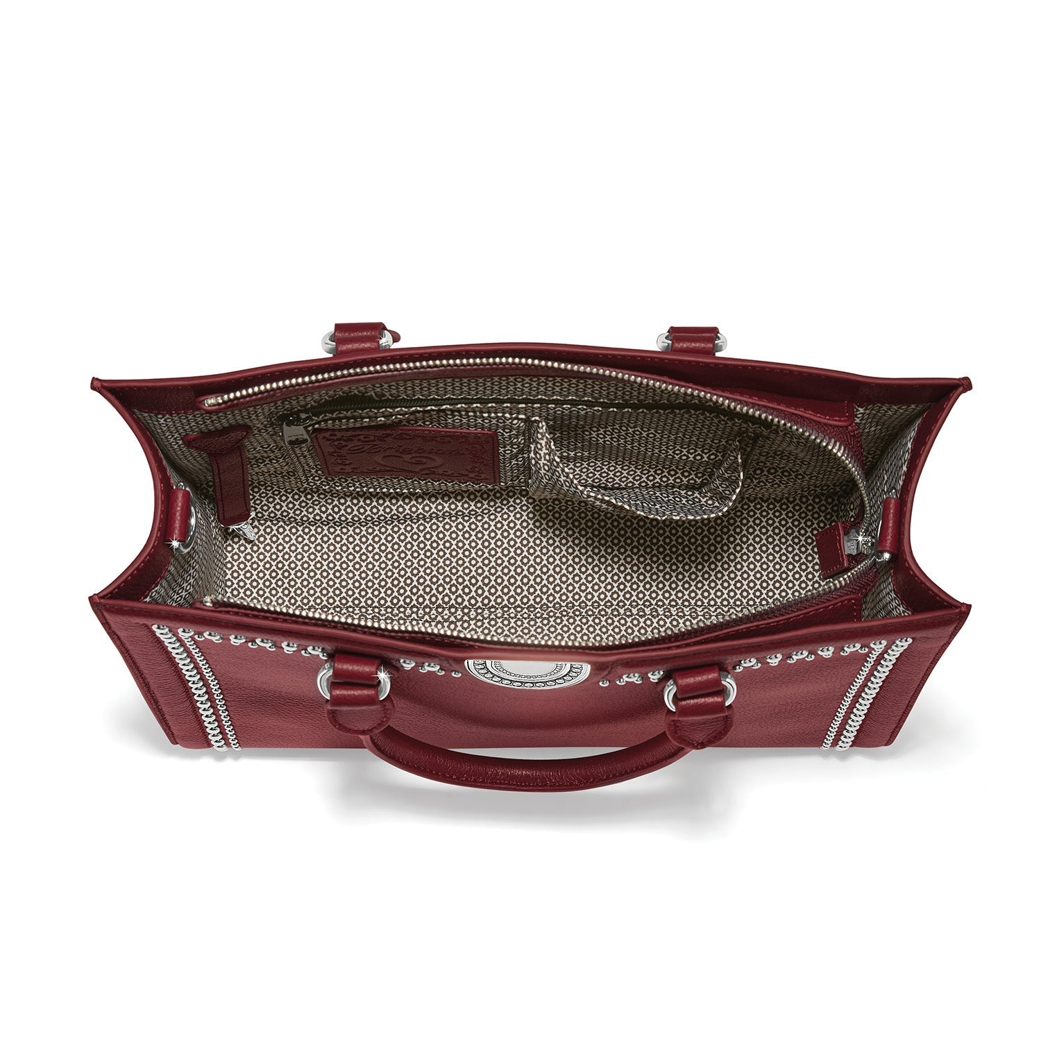 Brighton Jaxon Tote – Garnet - Juli's Wearable Art