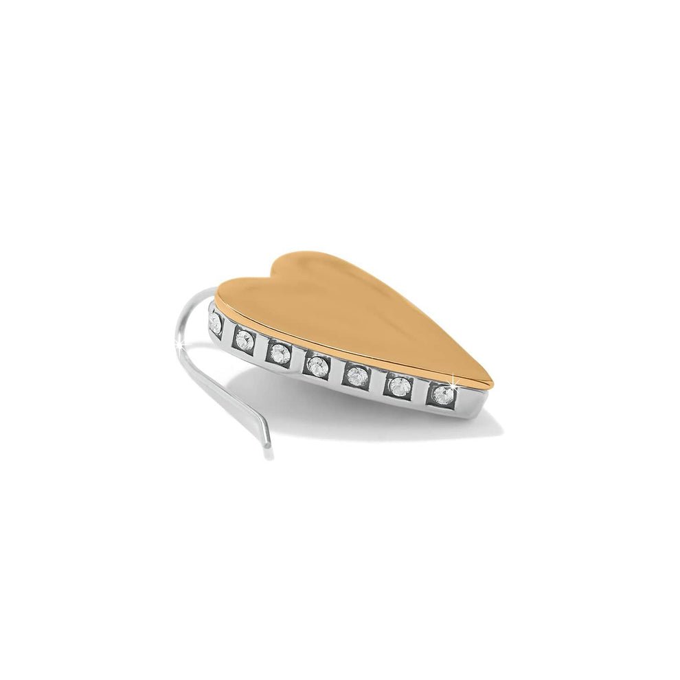 Brighton Love Messages Love Knows French Wire Earrings – Silver - Gold - Juli's Wearable Art