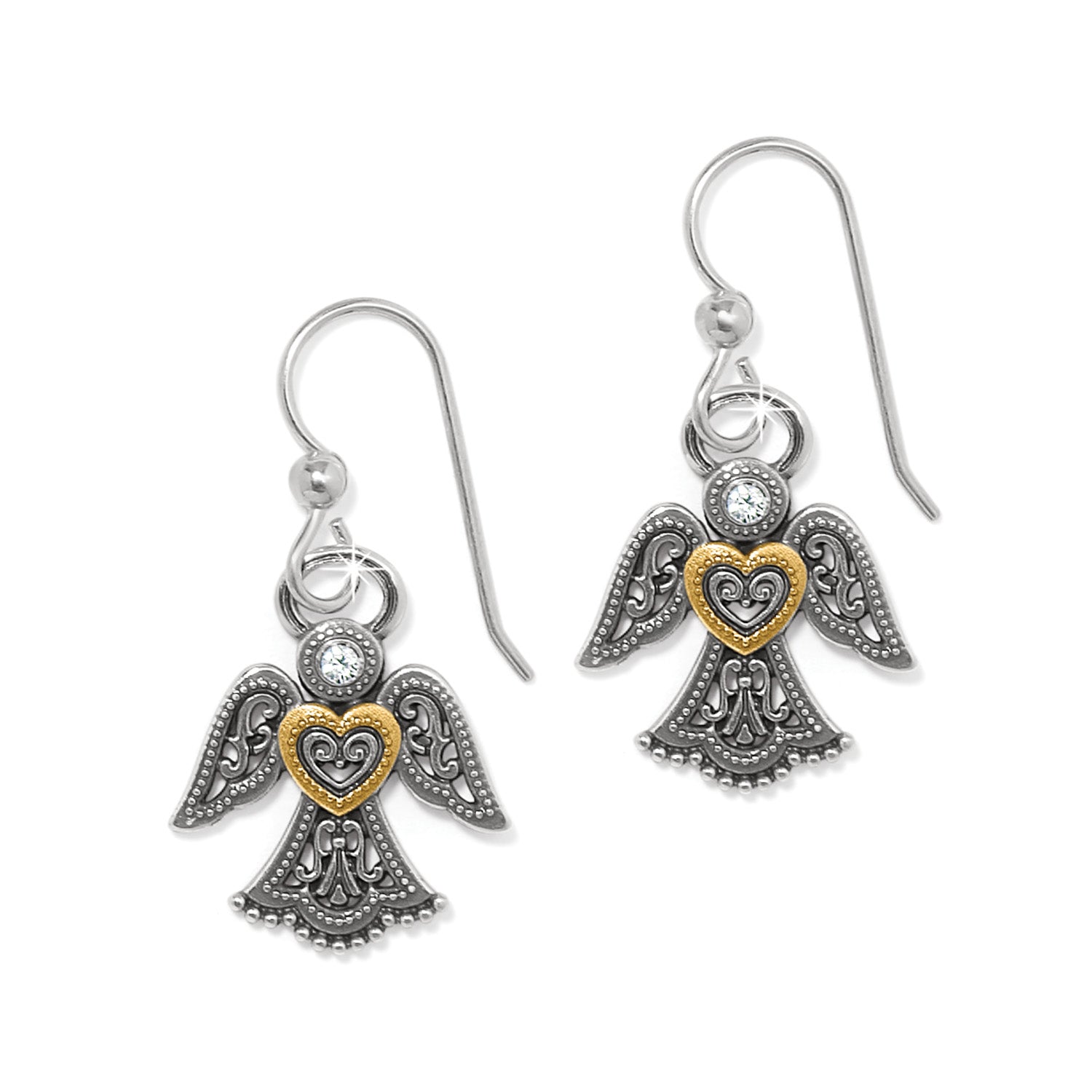 Brighton Loving Angel French Wire Earrings - Juli's Wearable Art