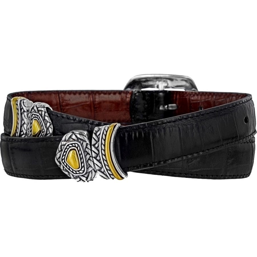 Brighton Marcus Two - Tone Reversible Belt – Silver & Gold Buckle - Juli's Wearable Art