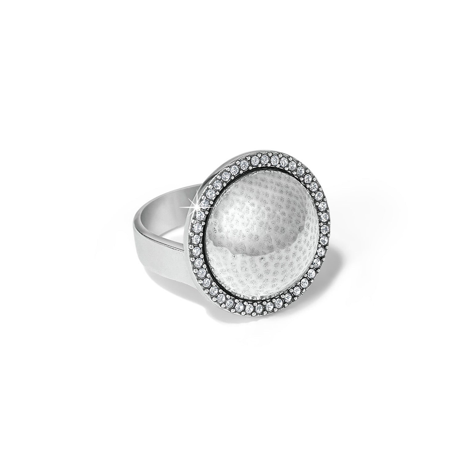 Brighton Meridian Geo Dew Domed Silver Ring - Juli's Wearable Art