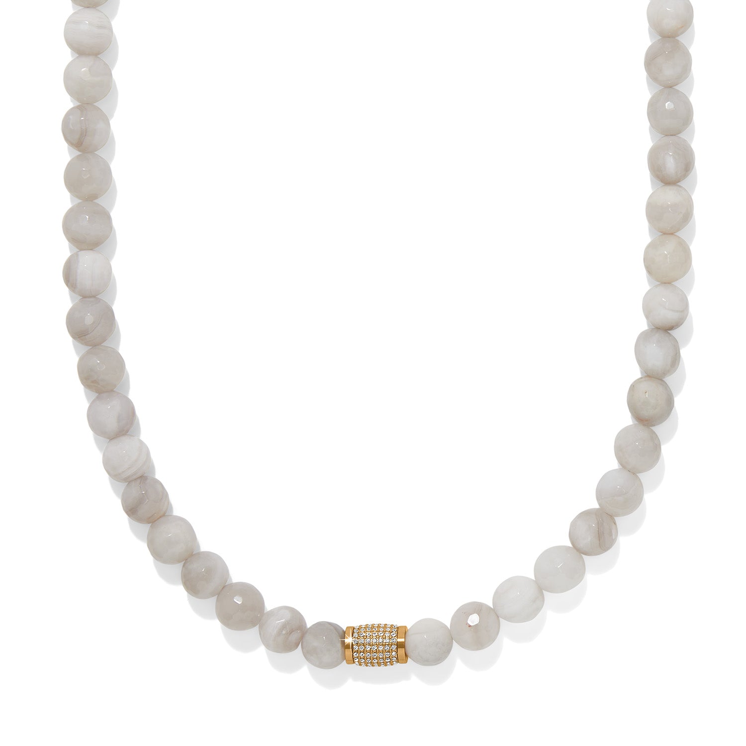 Brighton Meridian Solis Beaded Necklace - Cream - Juli's Wearable Art