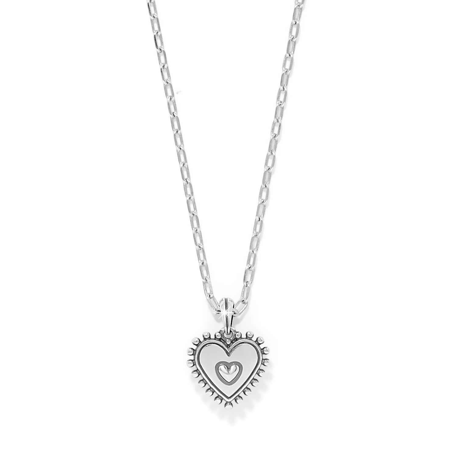Brighton Pretty Tough Amour Heart Necklace - Juli's Wearable Art