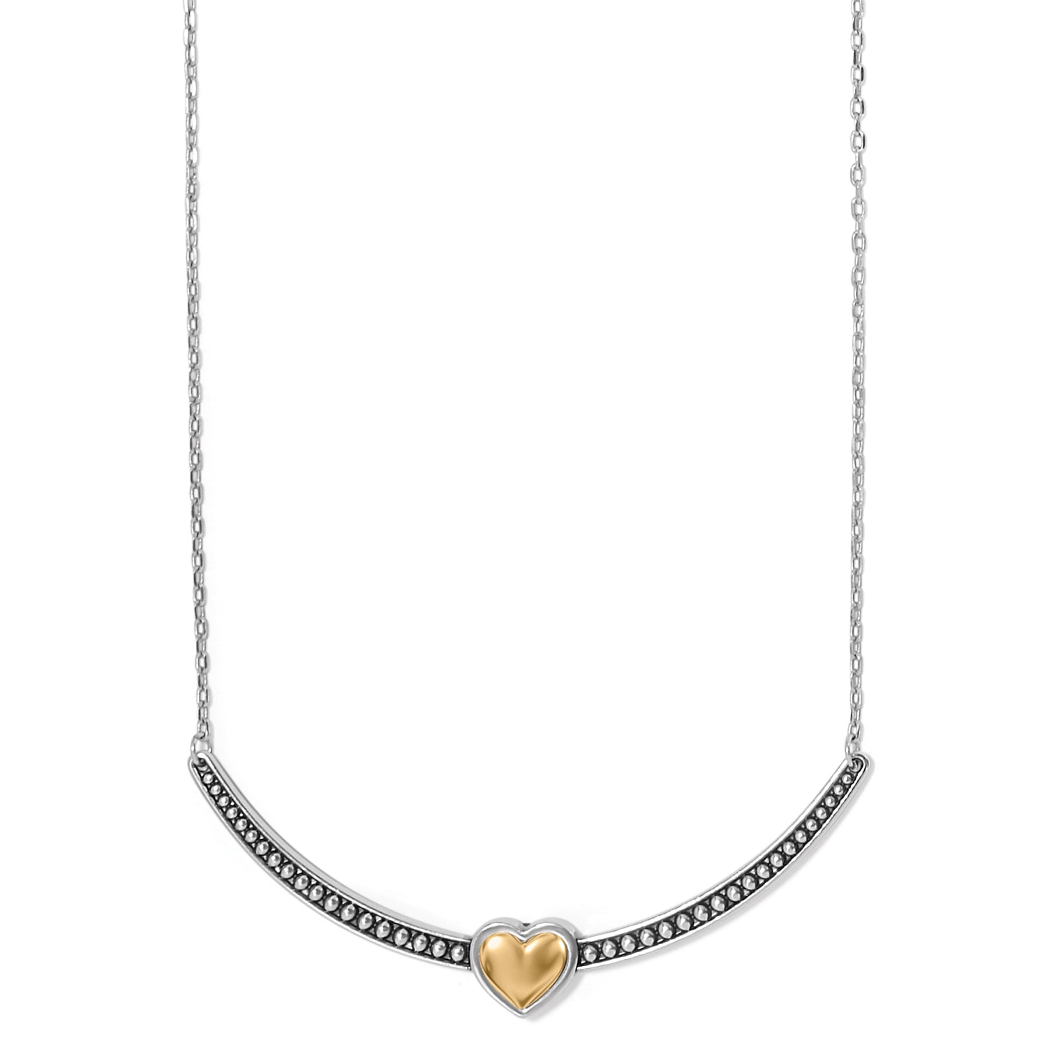 Brighton Pretty Tough Bold Heart Bar Necklace - Juli's Wearable Art