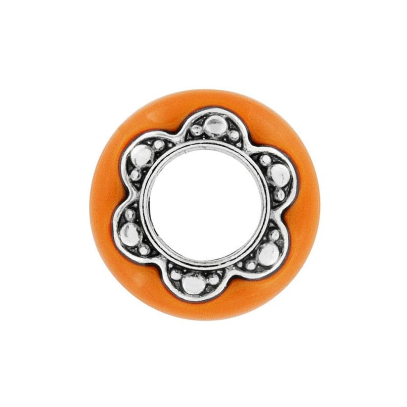 Brighton Primavera Spacer Bead | Orange - Juli's Wearable Art