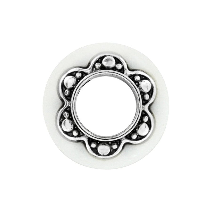 Brighton Primavera Spacer Bead | White - Juli's Wearable Art