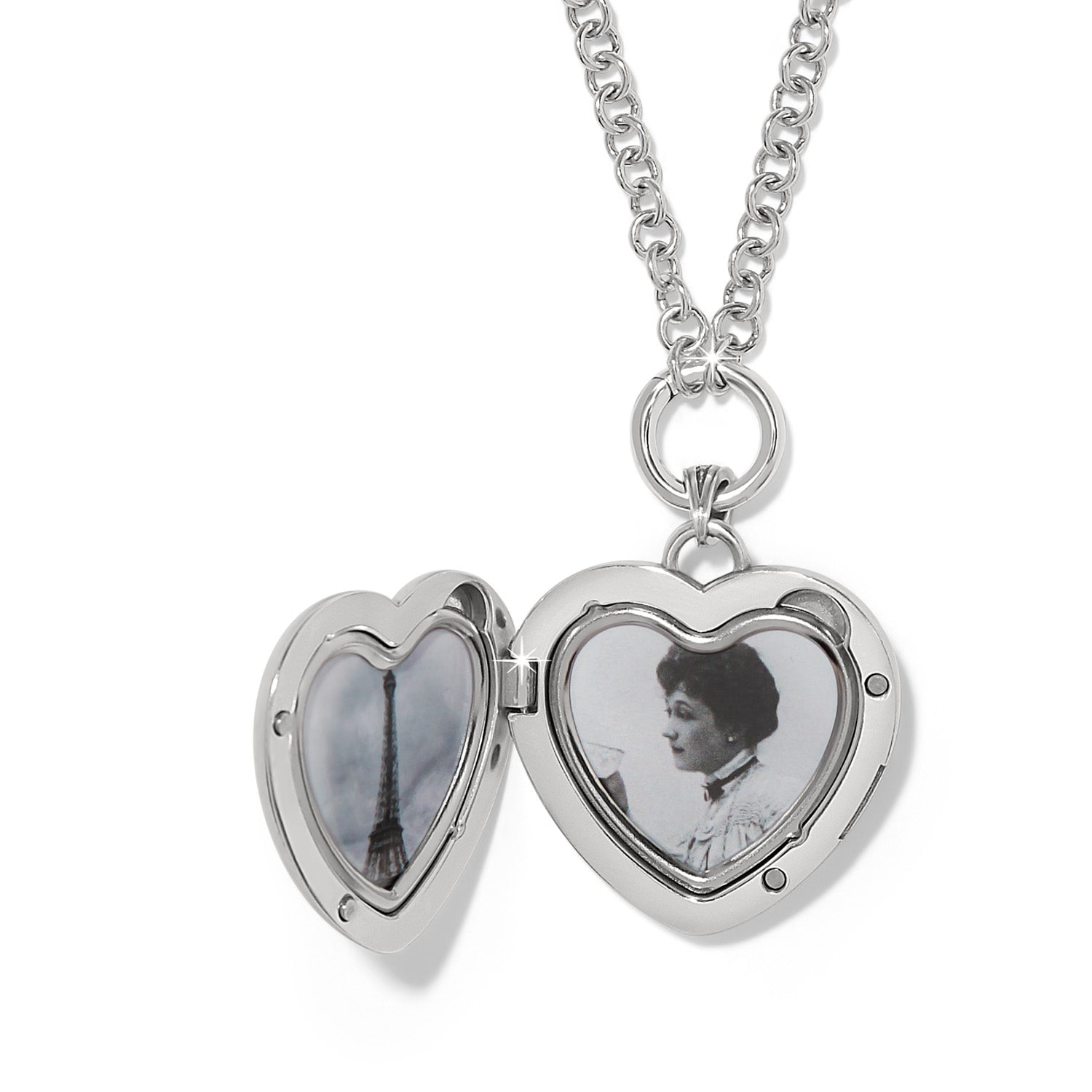 Brighton Reverie Bluebird Heart Locket Necklace - Juli's Wearable Art