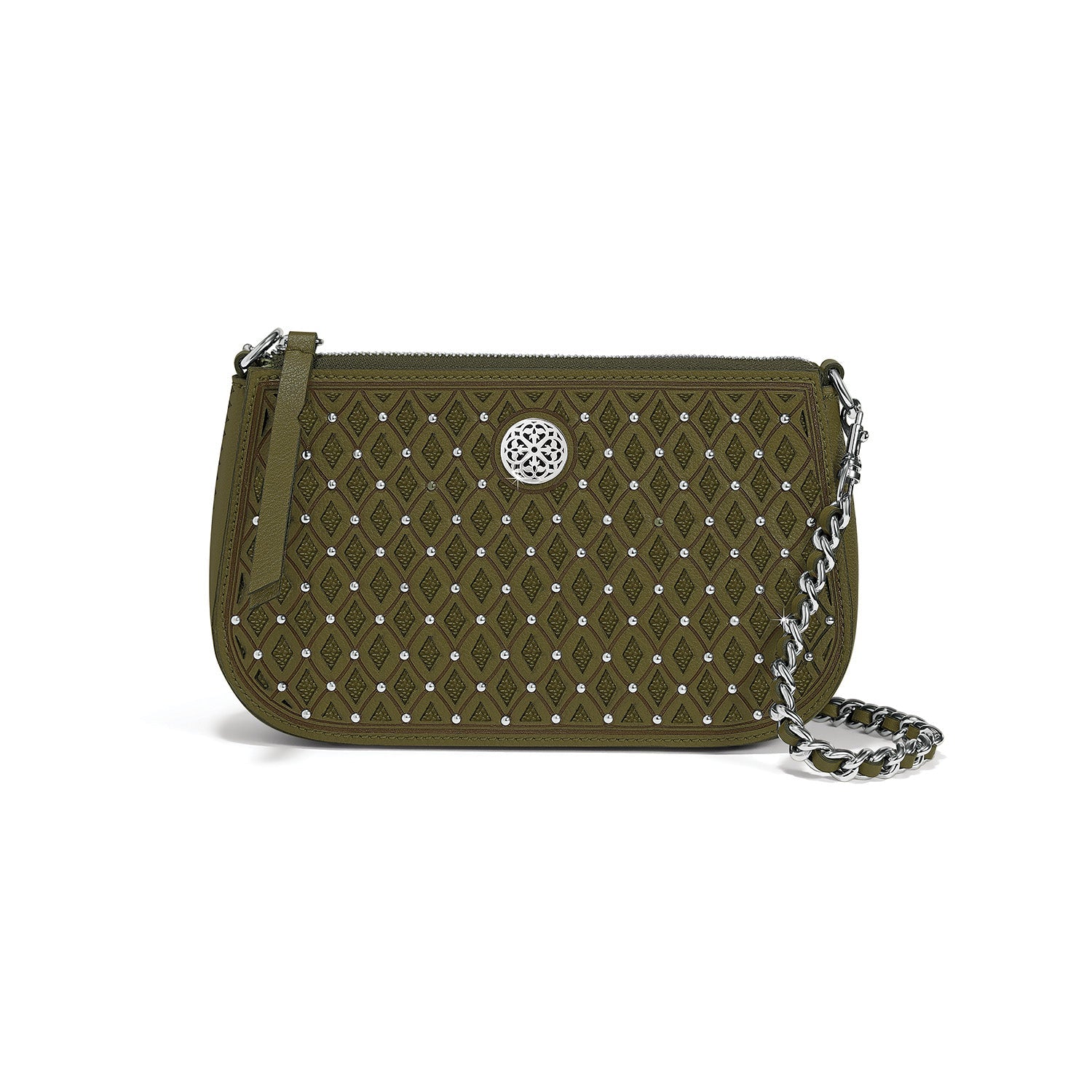 Brighton Sera Mini Cross Body Bag in Verde Green - Juli's Wearable Art