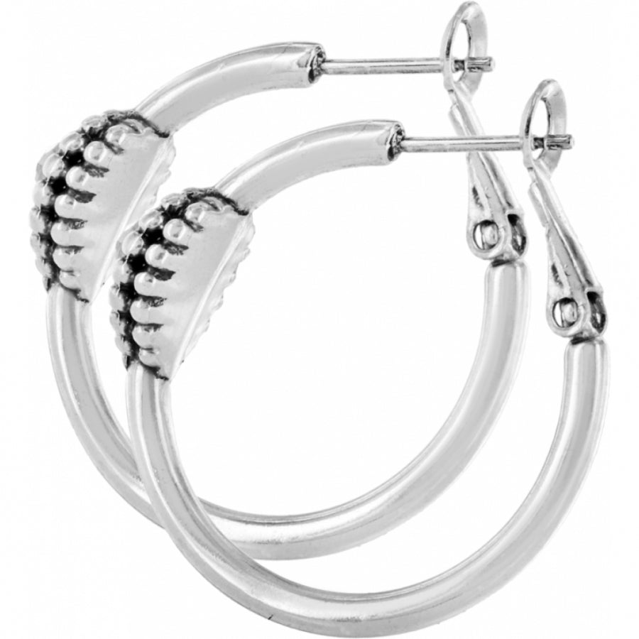 Brighton Shimmer Heart Small Hoop Earrings - Juli's Wearable Art