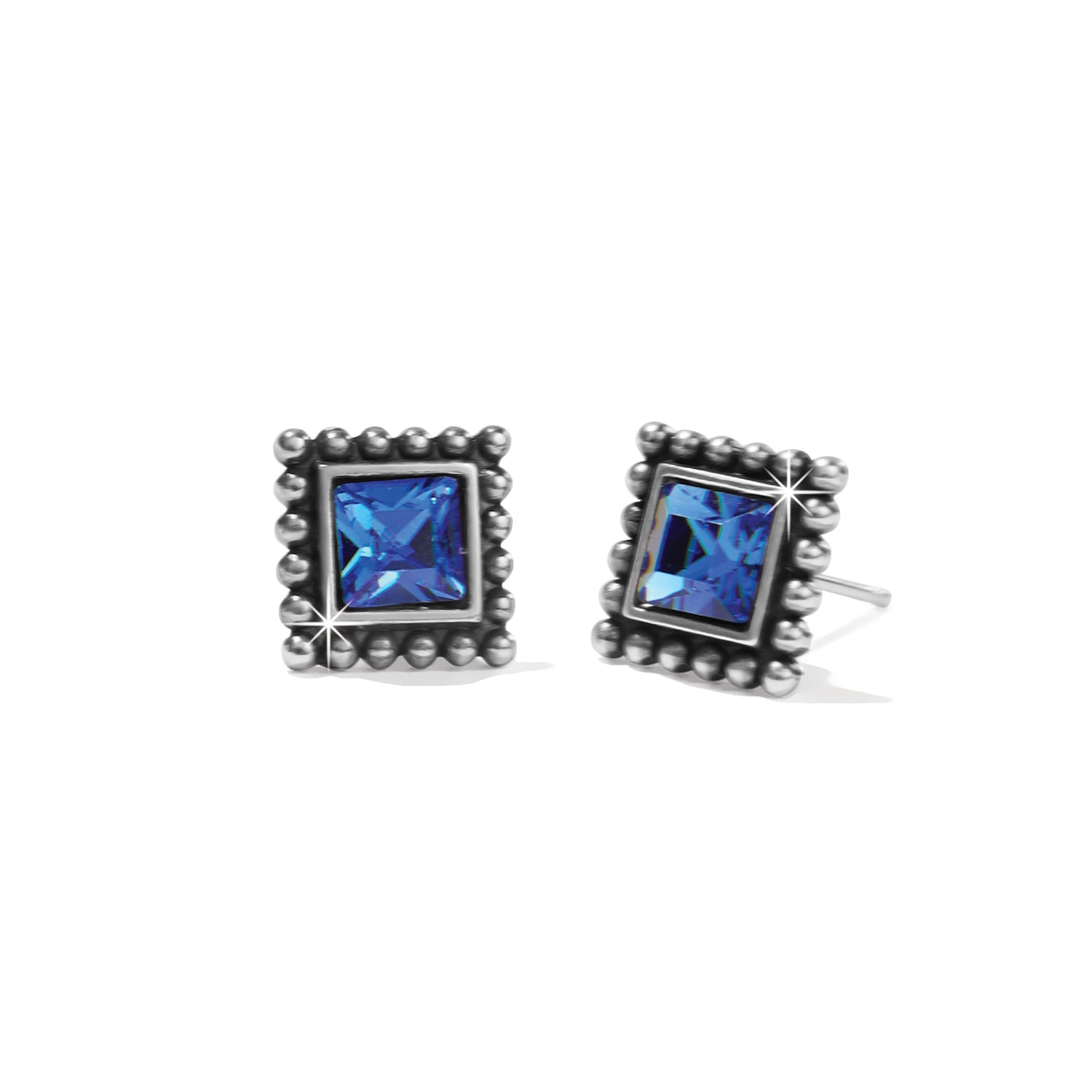 Brighton Sparkle Square Mini Post Earrings - Juli's Wearable Art