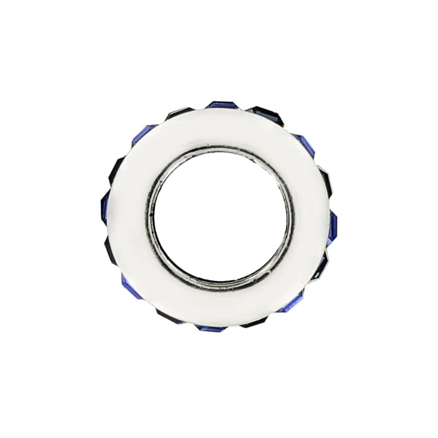 Brighton Spectrum Crystal Bead | Silver & Blue - Juli's Wearable Art