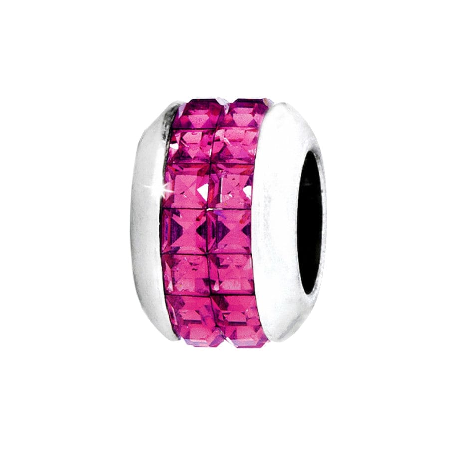 Brighton Spectrum Crystal Bead | Silver & Pink - Juli's Wearable Art