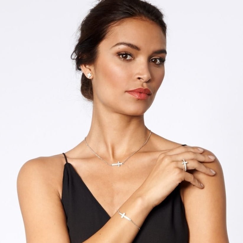 Brighton Starry Night Cross Necklace - Juli's Wearable Art