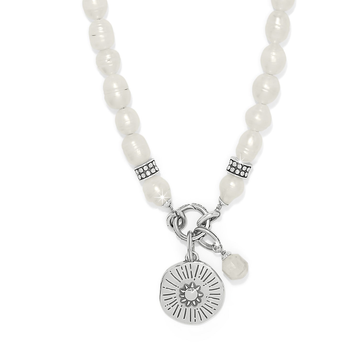 Brighton Token Charm Pearl Necklace - Juli's Wearable Art