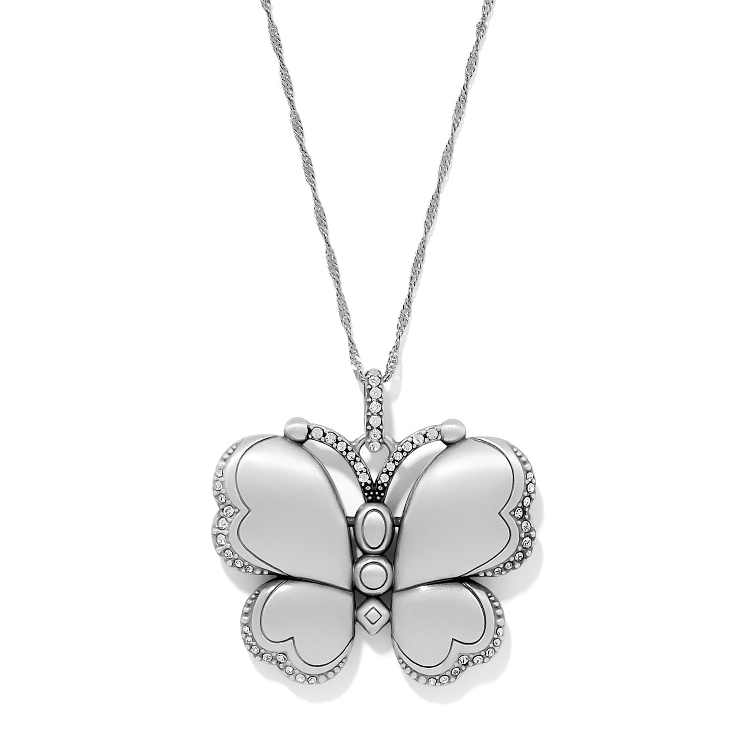 Brighton Trust Your Journey Large Butterfly Necklace | Sky - Juli's Wearable Art