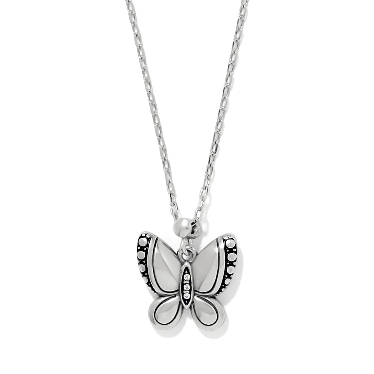 Brighton Trust Your Journey Petite Butterfly Necklace | Sky - Juli's Wearable Art
