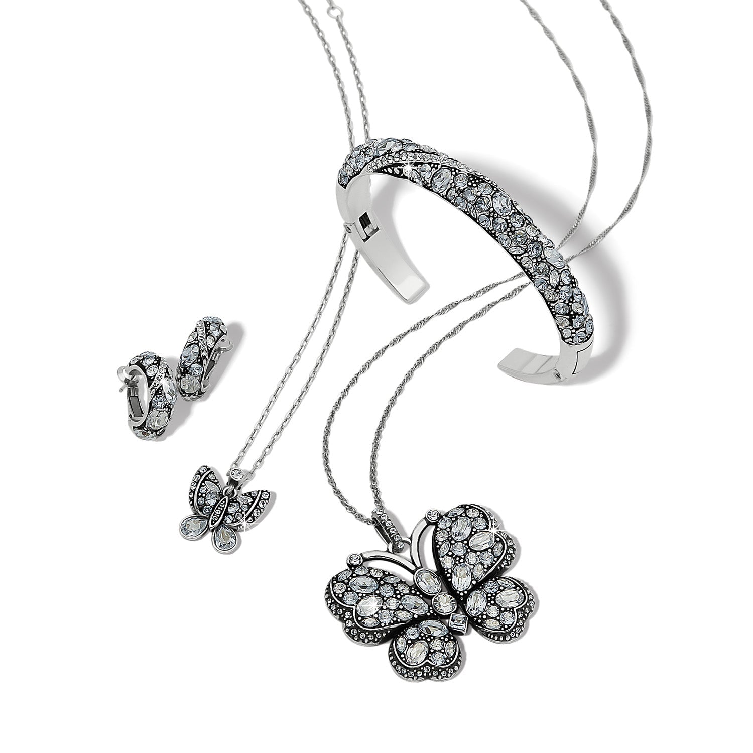 Brighton Trust Your Journey Petite Butterfly Necklace | Sky - Juli's Wearable Art