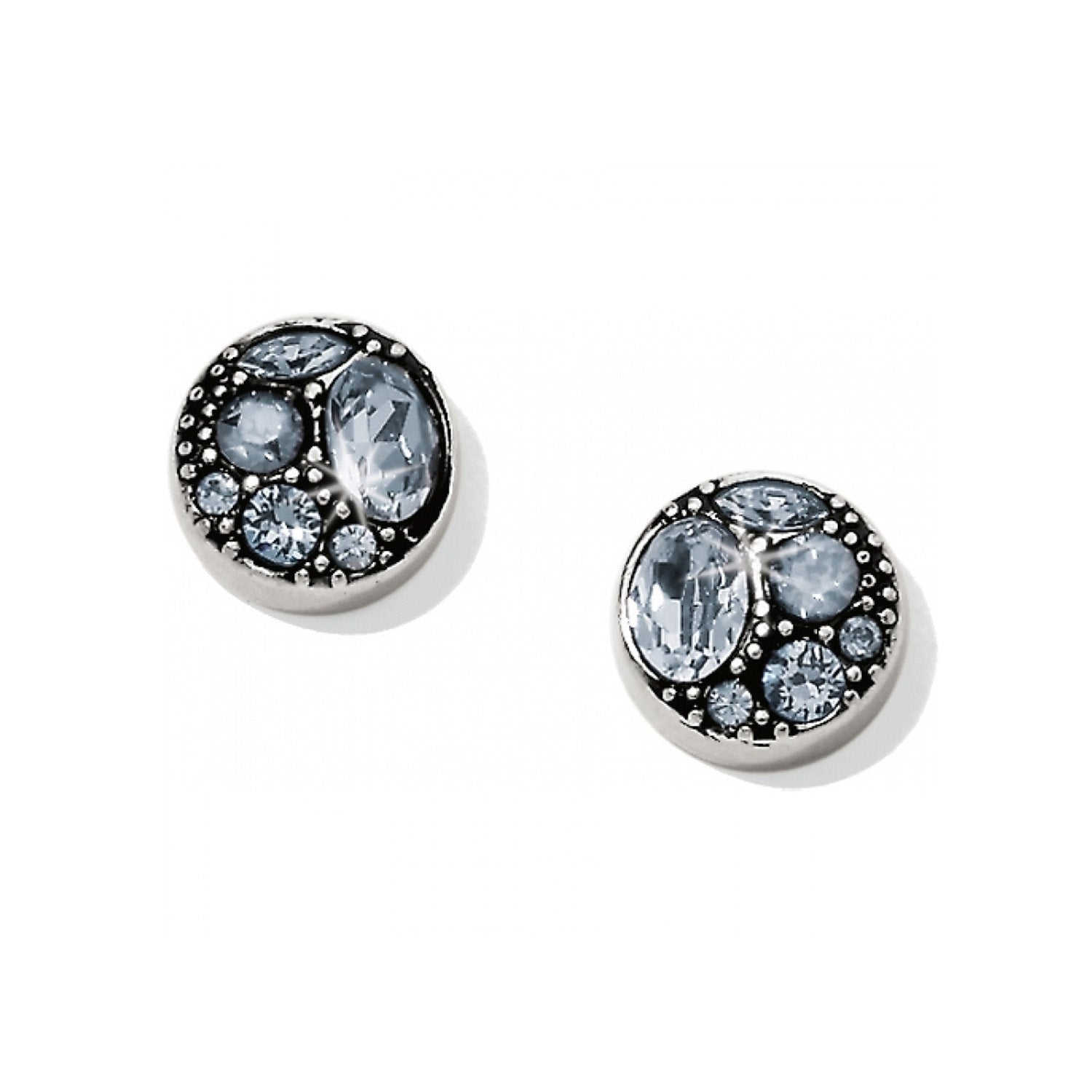 Brighton Trust Your Journey Post Earrings | Aqua - Juli's Wearable Art