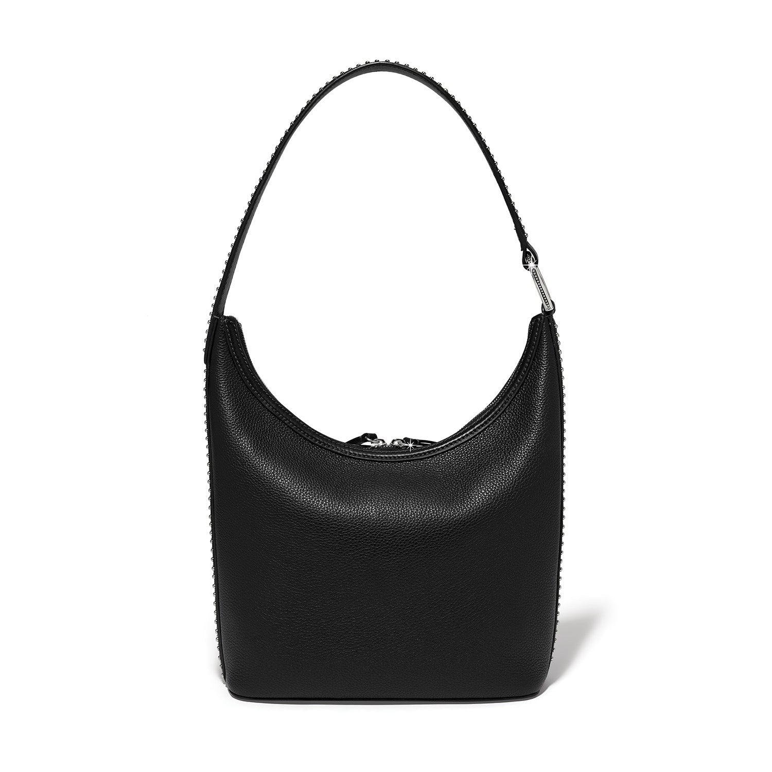 Brighton Wyatt Shoulderbag – Black Leather with Horse Bit Hardware - Juli's Wearable Art