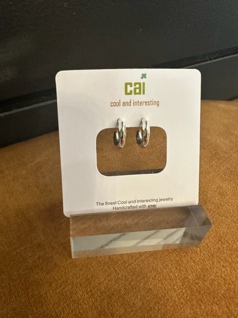 CAI Hoop Stud Earrings - Juli's Wearable Art