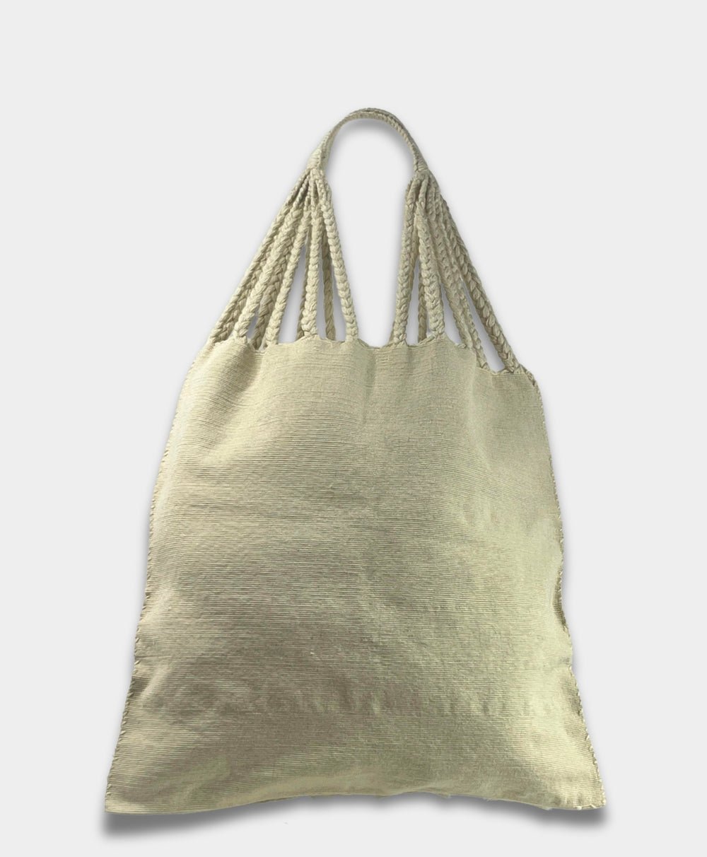 Carmela Ivory Handmade Bag – Traditional Waist Loom Artisan Weaving - Juli's Wearable Art
