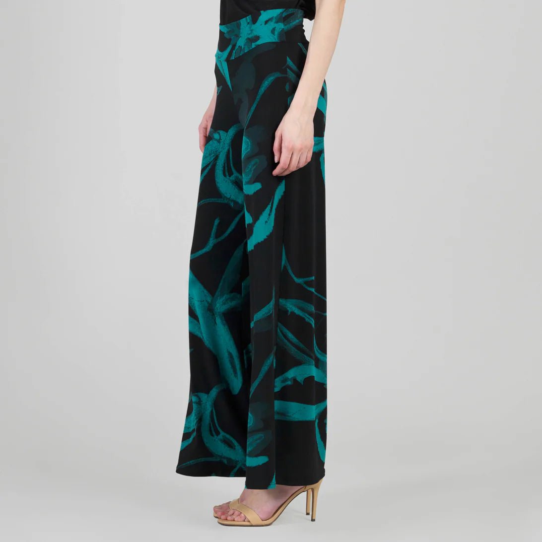 Clara Sunwoo Palazzo Pant - Floral Eclipse - Juli's Wearable Art