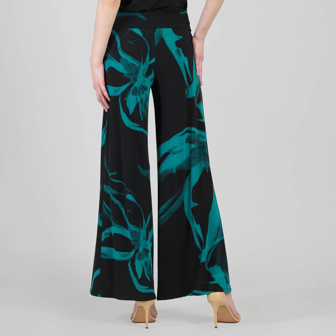 Clara Sunwoo Palazzo Pant - Floral Eclipse - Juli's Wearable Art