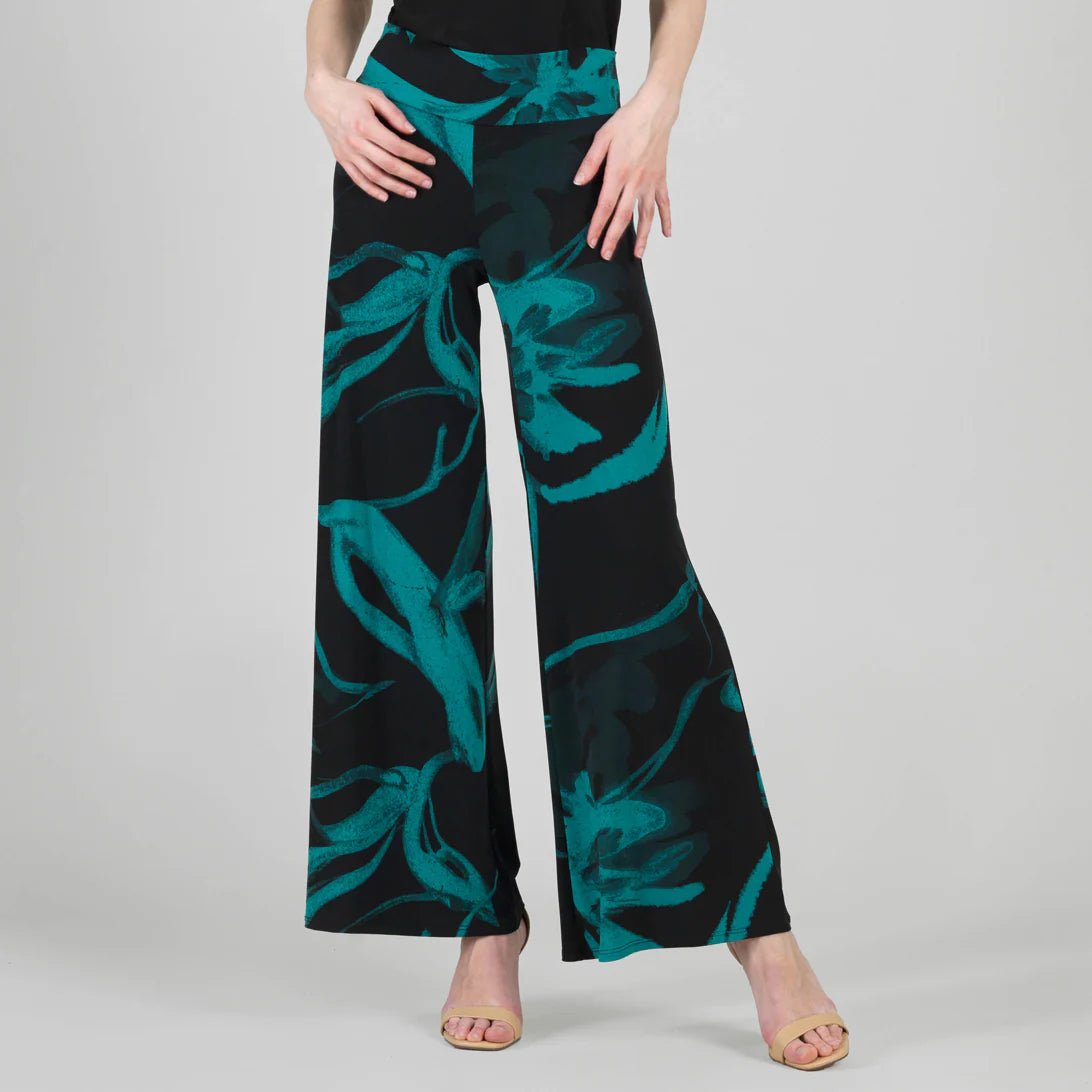 Clara Sunwoo Palazzo Pant - Floral Eclipse - Juli's Wearable Art