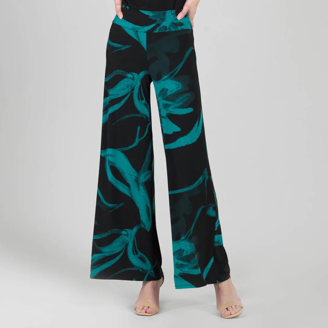 Clara Sunwoo Palazzo Pant - Floral Eclipse - Juli's Wearable Art