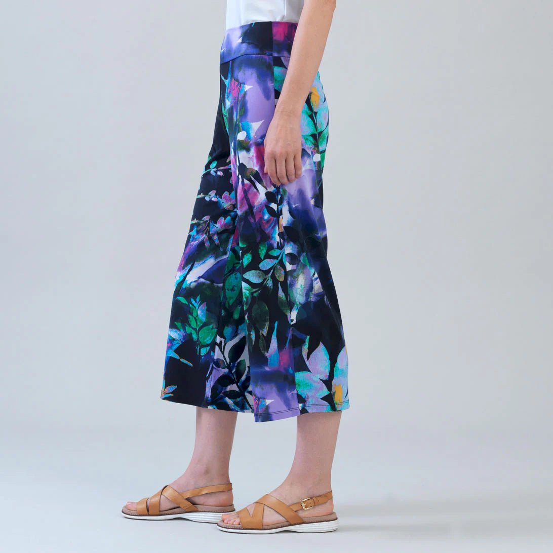 Clara Sunwoo Signature Modern Gaucho Pant - | Floral Dream - Juli's Wearable Art