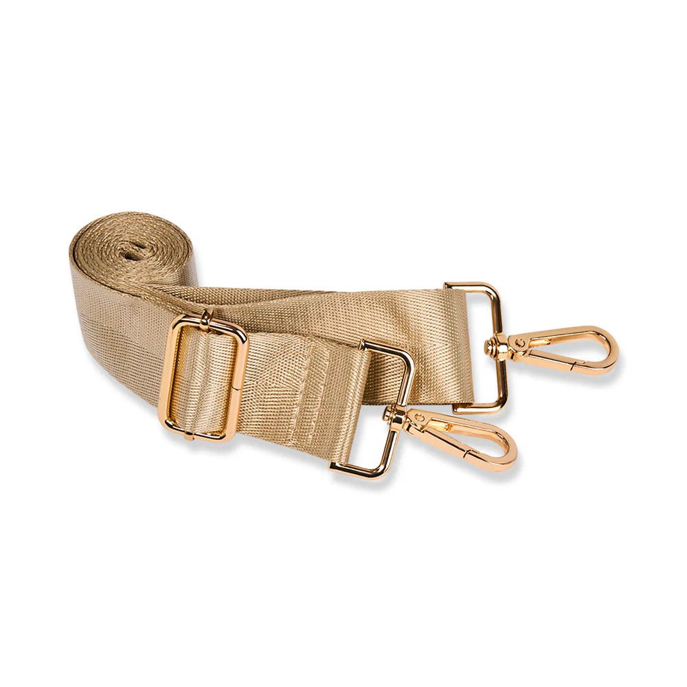 Clear HydroBag® Stadium with Gold Trim and Matching Pouch - Juli's Wearable Art