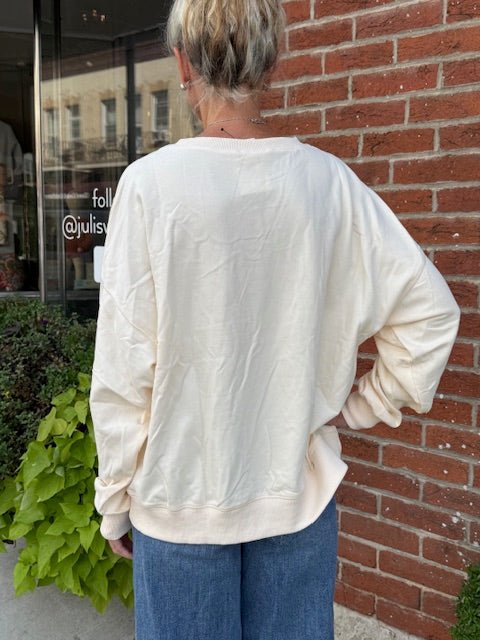 Cross Stitch Embroidery Nutcrackers Sweatshirt - Juli's Wearable Art