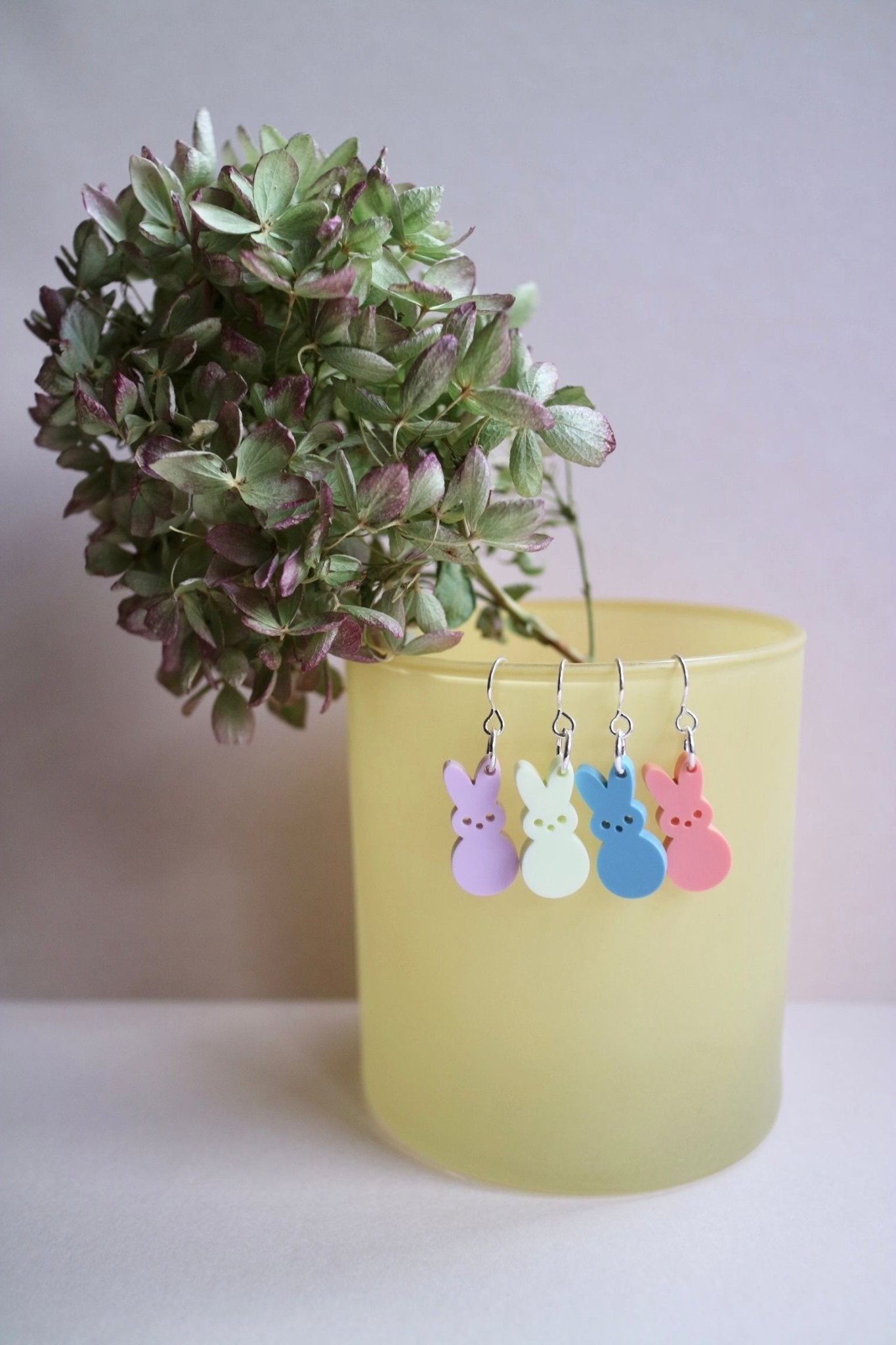 Dainty “Bun Buns” Bunny Earrings - Juli's Wearable Art