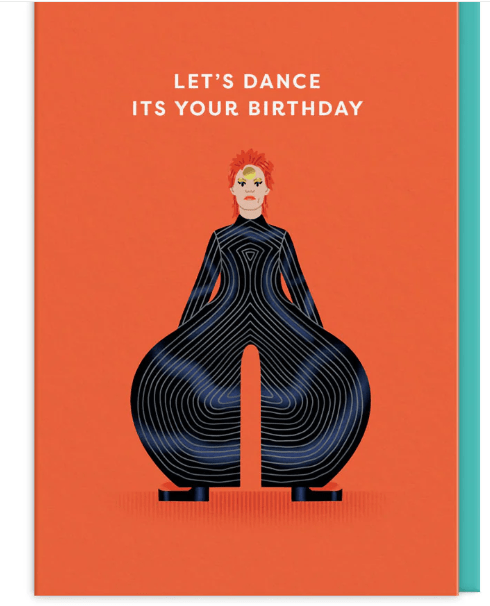 David Bowie Birthday Card - Juli's Wearable Art