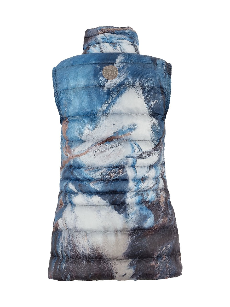 Dolcezza Abstract Detail Puffer Vest - Juli's Wearable Art