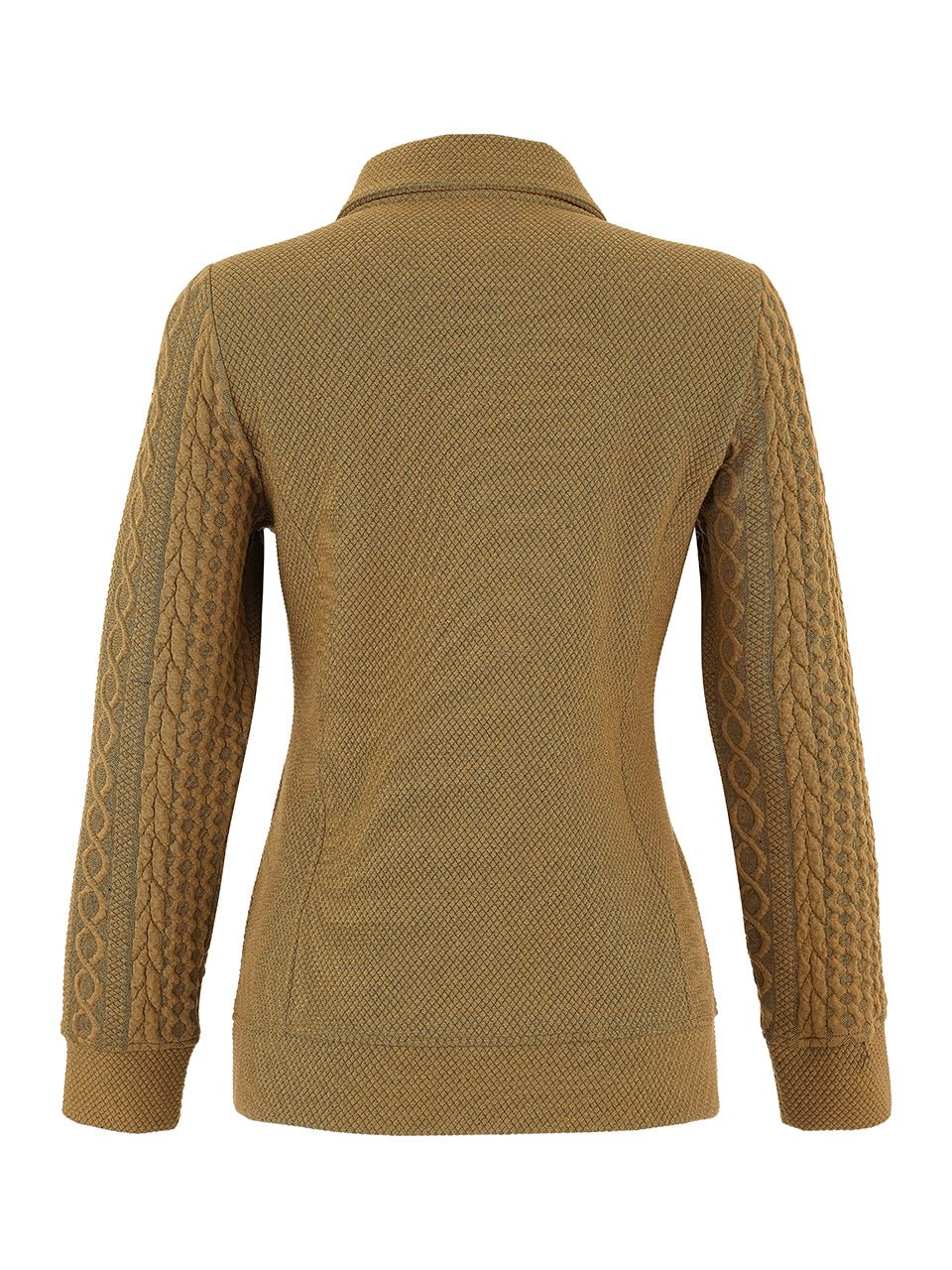 Dolcezza Camel Tan Puffer Jacket - Juli's Wearable Art