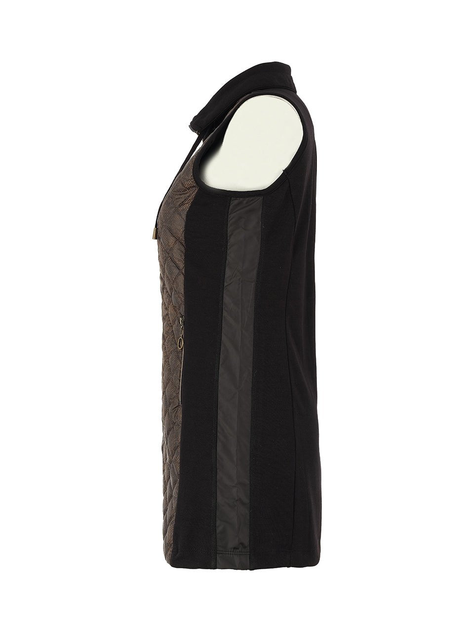 Dolcezza "City Rock" Longline Puffer Vest - Juli's Wearable Art