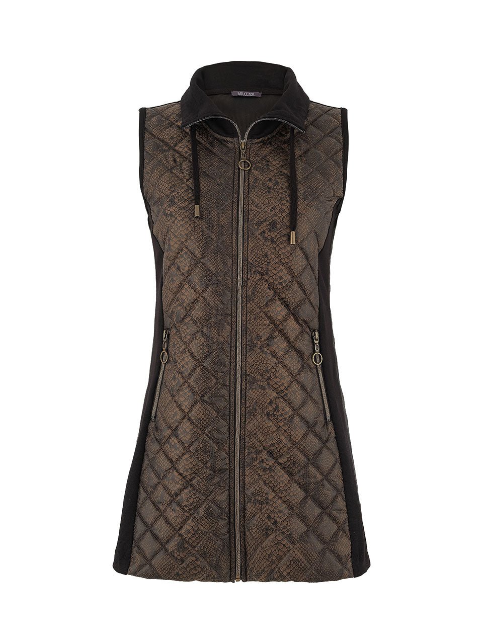 Dolcezza "City Rock" Longline Puffer Vest - Juli's Wearable Art