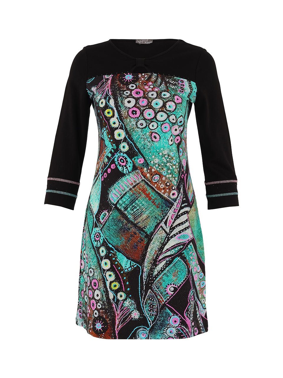 Dolcezza Enchanted Island Dress with Keyhole Neckline - Juli's Wearable Art