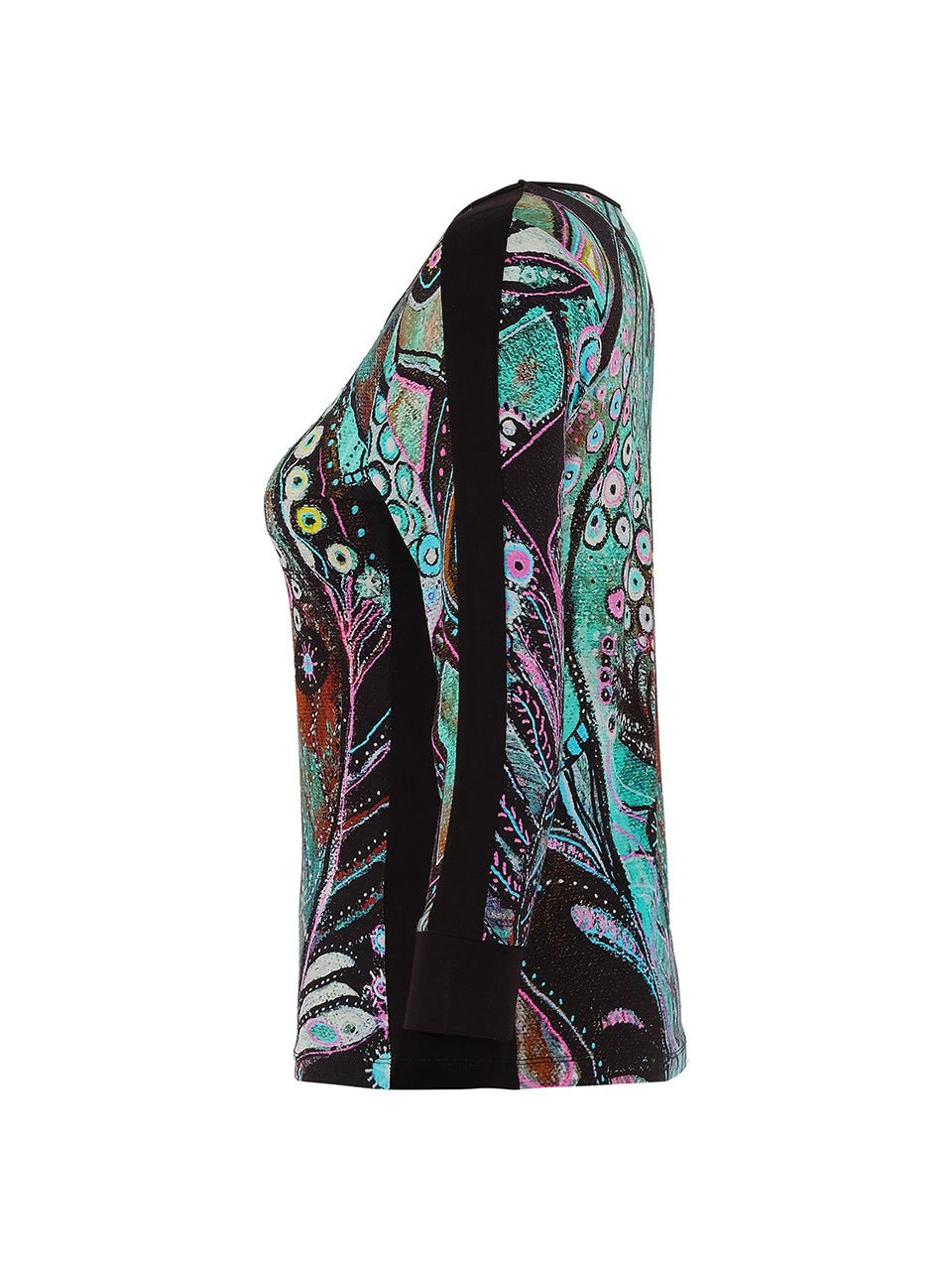 Dolcezza Enchanted Island Pullover Top with Rhinestone Accents - Juli's Wearable Art